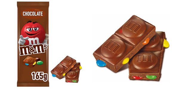 Pack x16 Tabletas de chocolate M&M’s Chocolate de 165 gramos en Amazon
