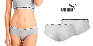 Pack x2 Bragas Hipster Puma Iconic Women's Underwear para mujer baratas en Amazon