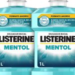 Pack x2 Enjuague bucal Listerine Mentol de 1000 ml