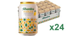 Pack x24 latas de cerveza Alhambra Radler Lager Singular de 330 ml barata en Amazon
