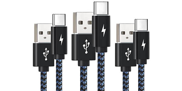 Pack de 3 cables LTDNB USB-C (2x 1m + 1x 2m)