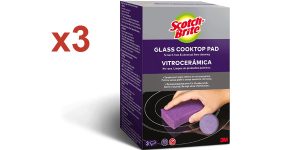 Pack x3 Estropajos Scotch-Brite para vitrocerámica baratos en Amazon