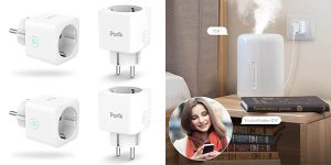 Pack x4 Enchufes inteligentes Porik SP12 WiFi
