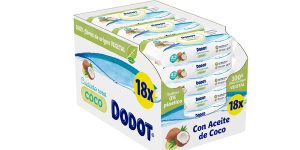 Pack x756 Toallitas Dodot Cuidado Total Coco baratas en Amazon