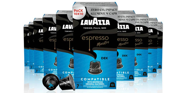 Pack x100 Cápsulas de café Lavazza Espresso Maestro