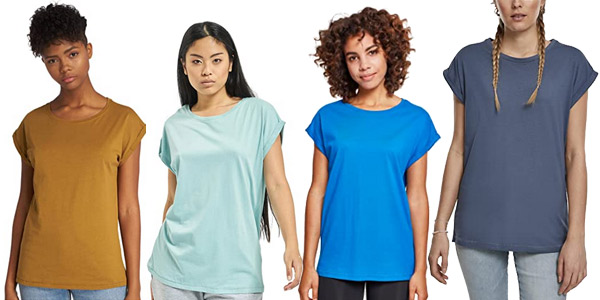 Camiseta básica Urban Classics para mujer barata en Amazon
