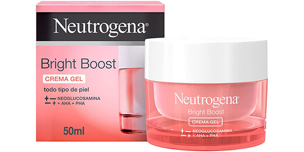 Chollo Crema facial de día hidratante Neutrogena Bright Boost con Neoglucosamina de 50 ml