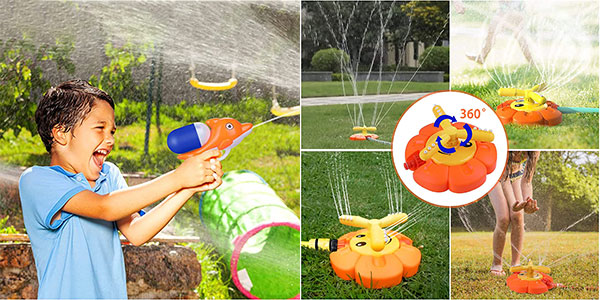 Chollo Juguete infantil de aspersión de agua Gemeer con 2 lanzadores 