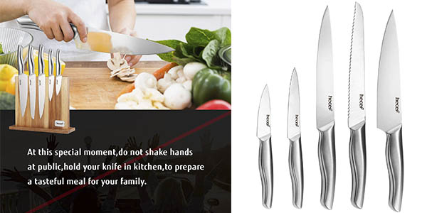 Hecef cuchillos cocina soporte calidad oferta