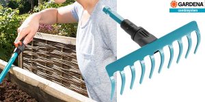 Cabezal de Rastrillo Gardena de 18 cm y 10 púas barato en Amazon