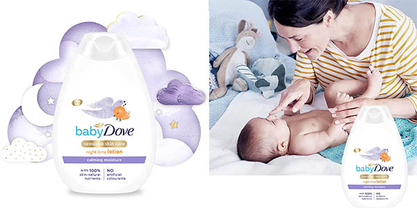 Pack x6 Loción para bebés Baby Dove Noches Tranquilas de 400 ml