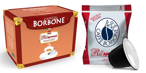 Pack x100 Cápsulas de Caffè Borbone Café Respresso para Nespresso barato en Amazon