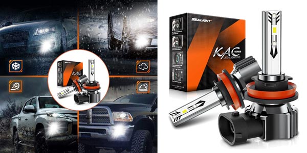 Pack x2 Faros LED antiniebla Sealight para coche baratos en AliExpress