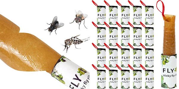 Pack x20 Piezas de Papel trampa Hywean para moscas