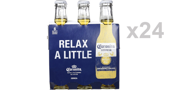 Pack x24 Botellas de cerveza Coronita de 21 cl barato en Amazon
