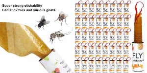 Pack x40 Piezas de Papel trampa Hywean para moscas chollo en Amazon