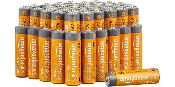 Paquete de 48 pilas alcalinas AmazonBasics AA de 1,5 V
