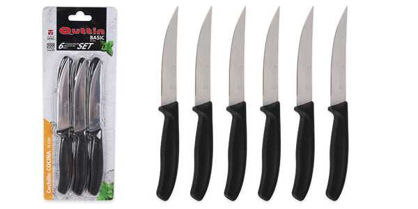 Pack x6 Cuchillos de uso diario Quttin barato en Amazon