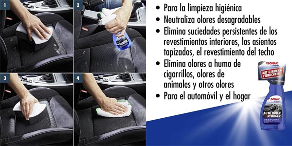 Limpiador Sonax Xtreme para el interior del vehículo de 500 ml en Amazon