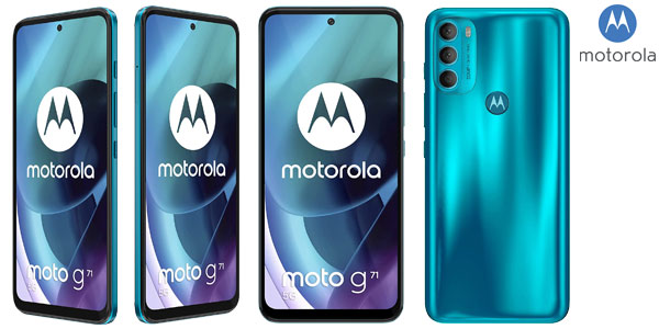 Motorola Moto g71 5G con pantalla 6.4" MAX Vision OLED, Multi cámara 50 MP, y procesador Octa Core, 6/128GB barato en Amazon