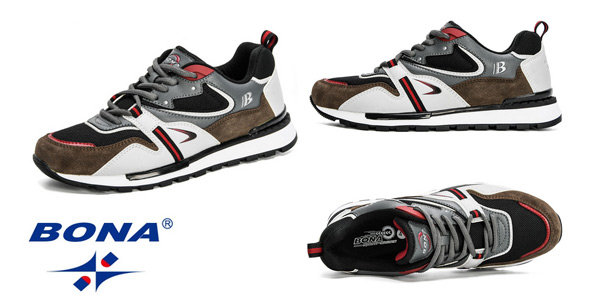 Zapatillas deportivas de cuero Bona para hombre en Amazon