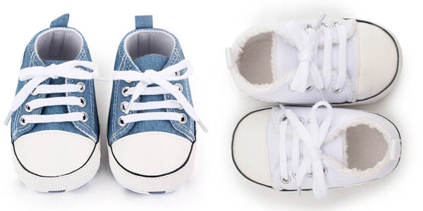 Zapatillas de lona en varios modelos para bebé