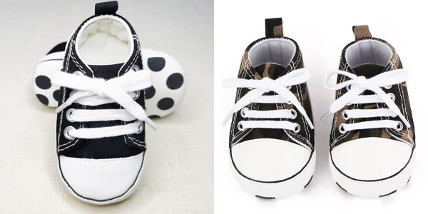Zapatillas de lona en varios modelos para bebé