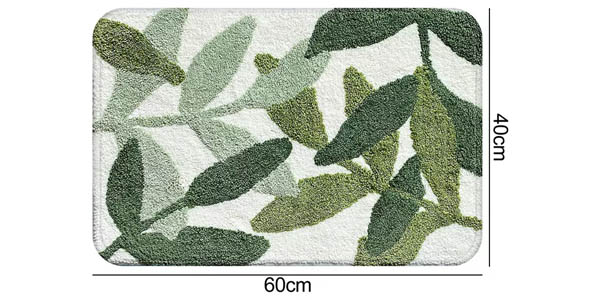 Alfombra de baño antideslizante de 40 x 60 cm