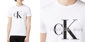 Chollo Camiseta Calvin Klein Core Monogram Slim para hombre