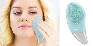 Cepillo de limpieza facial sónico Beper P302VIS002 impermeable y recargable barato en Amazon