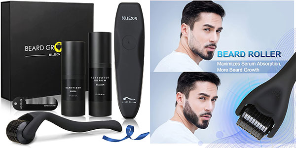 Chollo Kit de cuidado de barba Bellezon para hombre 