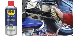 Limpiador de cadenas de moto WD-40 Specialist de 400 ml al mejor precio