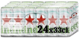 Chollo Pack de 24 latas de cerveza lager Heineken Silver de 33 cl