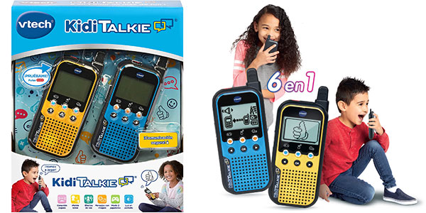 Chollo Walkie-Talkie para niños VTech KidiTalkie 6 en 1 