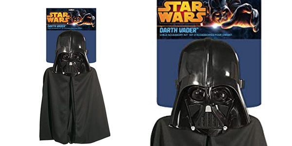 Máscara de Darth Vader y capa (Rubies 1198) oficial de Disney Star Wars en Amazon