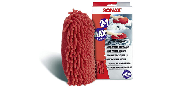 Esponja de microfibras maxi Sonax para vehículos barata en Amazon