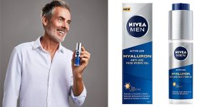 Gel facial hidratante antiedad Nivea Men Hyaluron de 50 ml barato en Amazon
