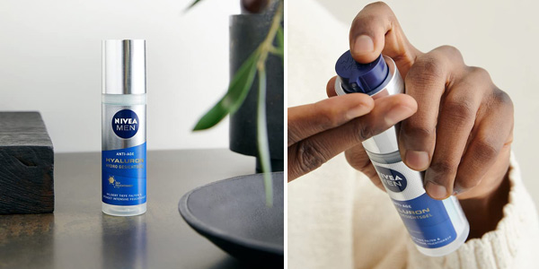 Gel facial hidratante antiedad Nivea Men Hyaluron de 50 ml en Amazon
