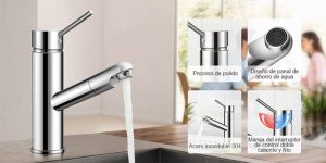 Grifo de lavabo extraíble Bedee