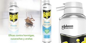 Spray insecticida Raid Freeze Sin Olor de 350 ml para cucarachas y hormigas barato en Amazon