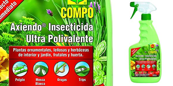 Insecticida ultrapolivalente Compo Axiendo de 750 ml barato en Amazon