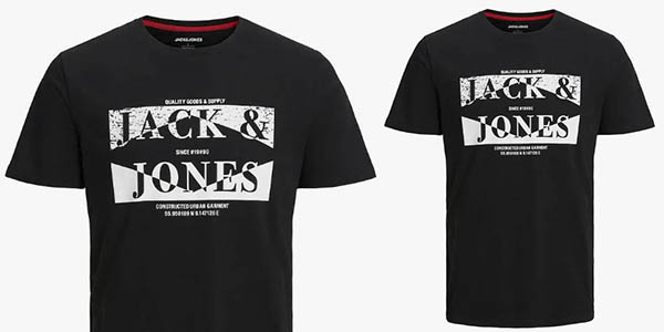 Jack Jones New Aiden camiseta algodón manga corta oferta
