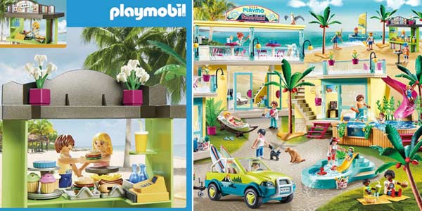 Set x66 Piezas Family Fun Snack Bar de Playmobil (70437) en Amazon