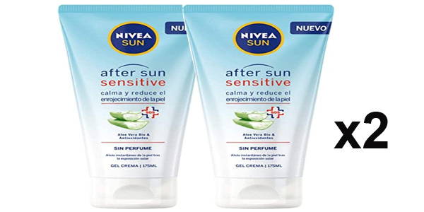 Pack x2 Nivea Sun After Sun Sensitive Gel barato en Amazon