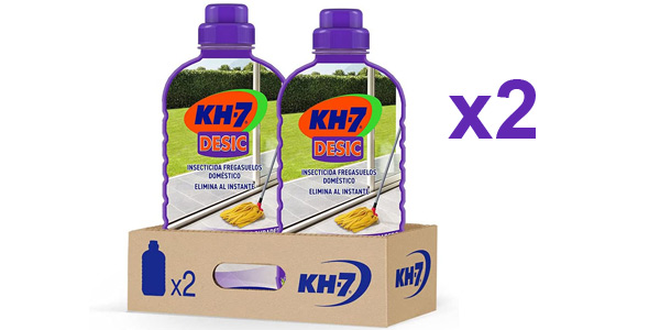 Pack x2 Insecticida fregasuelos dosmético KH-7 Desic de 750 ml/ud barato en Amazon