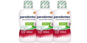 Pack x3 Enjuague bucal Parodontax Herbal de 500 ml barato en Amazon