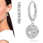 Pendientes de aro Swarovski Sparkling DC para mujer baratos en Amazon