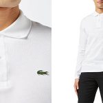 Polo Lacoste L1312 de manga larga para hombre