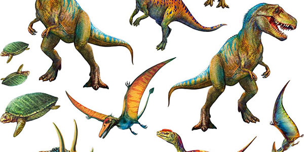 Puzle infantil x150 piezas Dinos Salvajes + set de tatuajes de dinosaurios en Amazon
