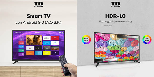 Smart TV TD Systems K43DLG12US 4K HDR10 de 43"